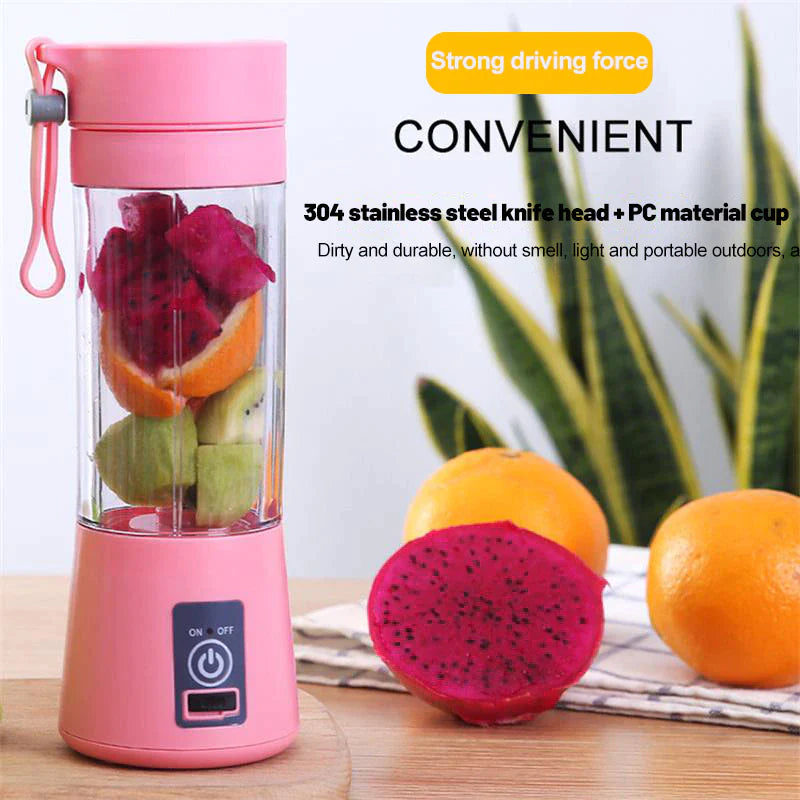 Blend on the go! ๐ Meet our Mini Portable Blender - the ultimate USB rechargeable juice mixer with 6 powerful blades! Perfect for smoothies, shakes, and more! ๐นโจ