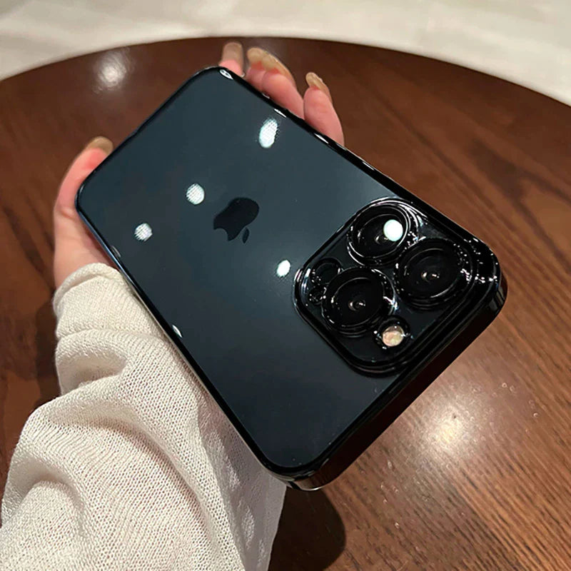 Elevate Your Style with Our Luxury Plating Clear Phone Case for iPhone 12-14 Pro Max Mini! 💎📱 #PhoneCase #LuxuryStyle #iPhoneAccessories