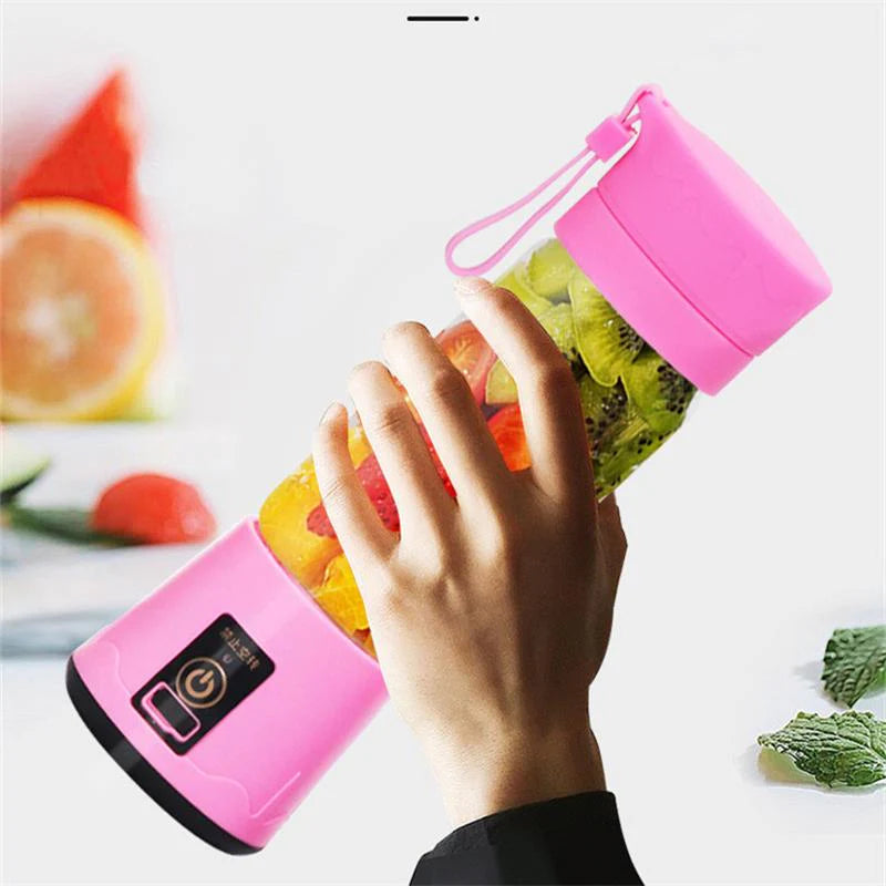 Blend on the go! ๐ Meet our Mini Portable Blender - the ultimate USB rechargeable juice mixer with 6 powerful blades! Perfect for smoothies, shakes, and more! ๐นโจ