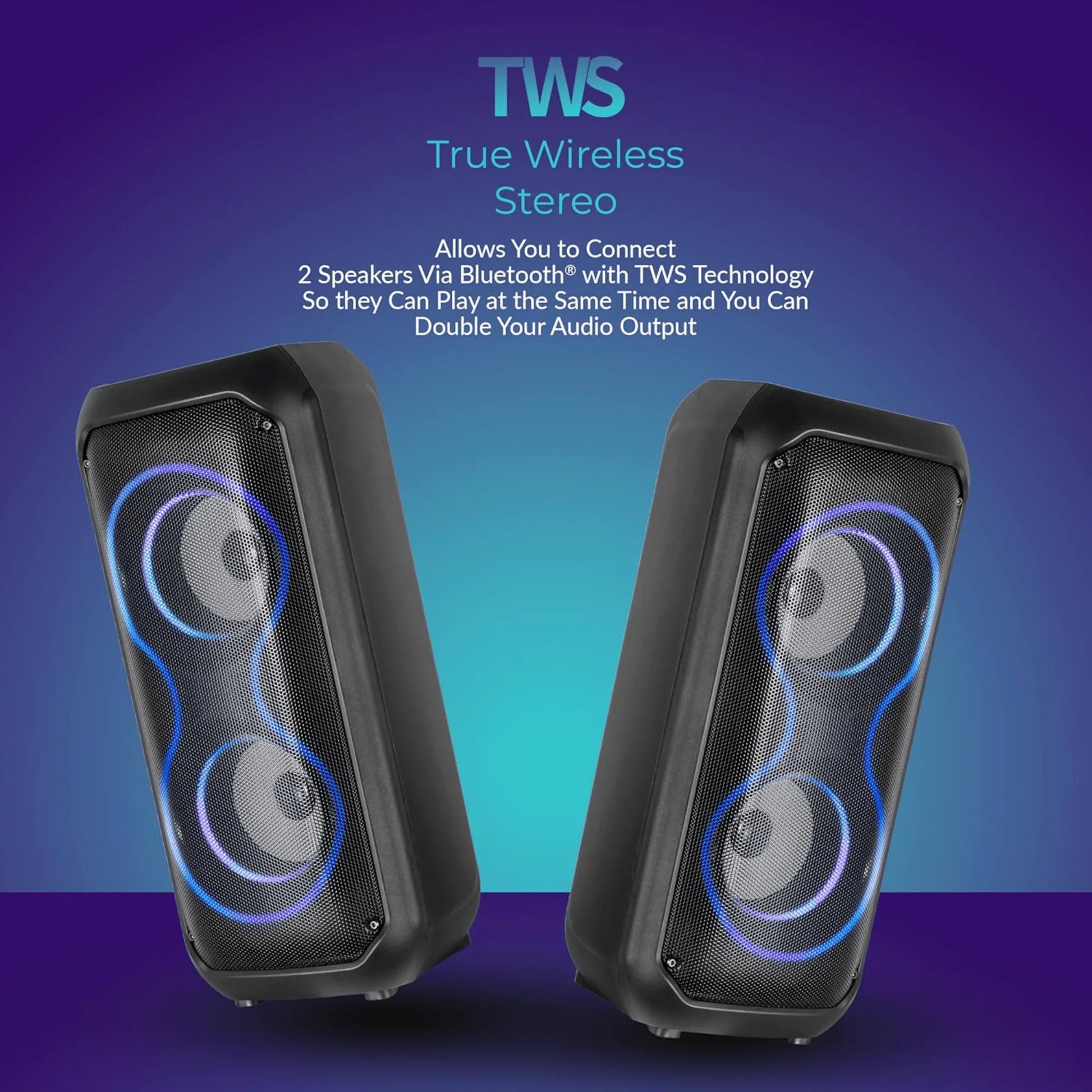 Boost Your Beats with the IQ Sound 2X4-Inch Bluetooth Speaker System! πΆβ¨