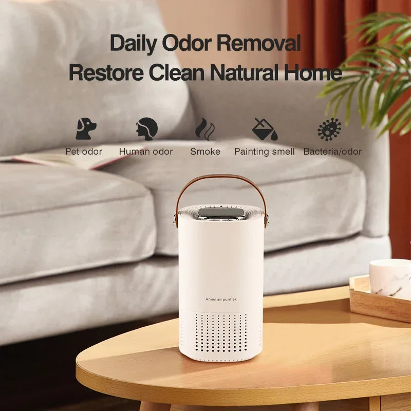 Portable Air Purifier with Negative Ion Generator & HEPA Filter