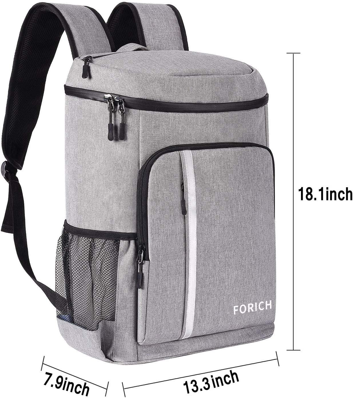 Premium Insulated Backpack Cooler - Lightweight, Leakproof, and Versatile for Outdoor Adventures - Holds 30 Cans