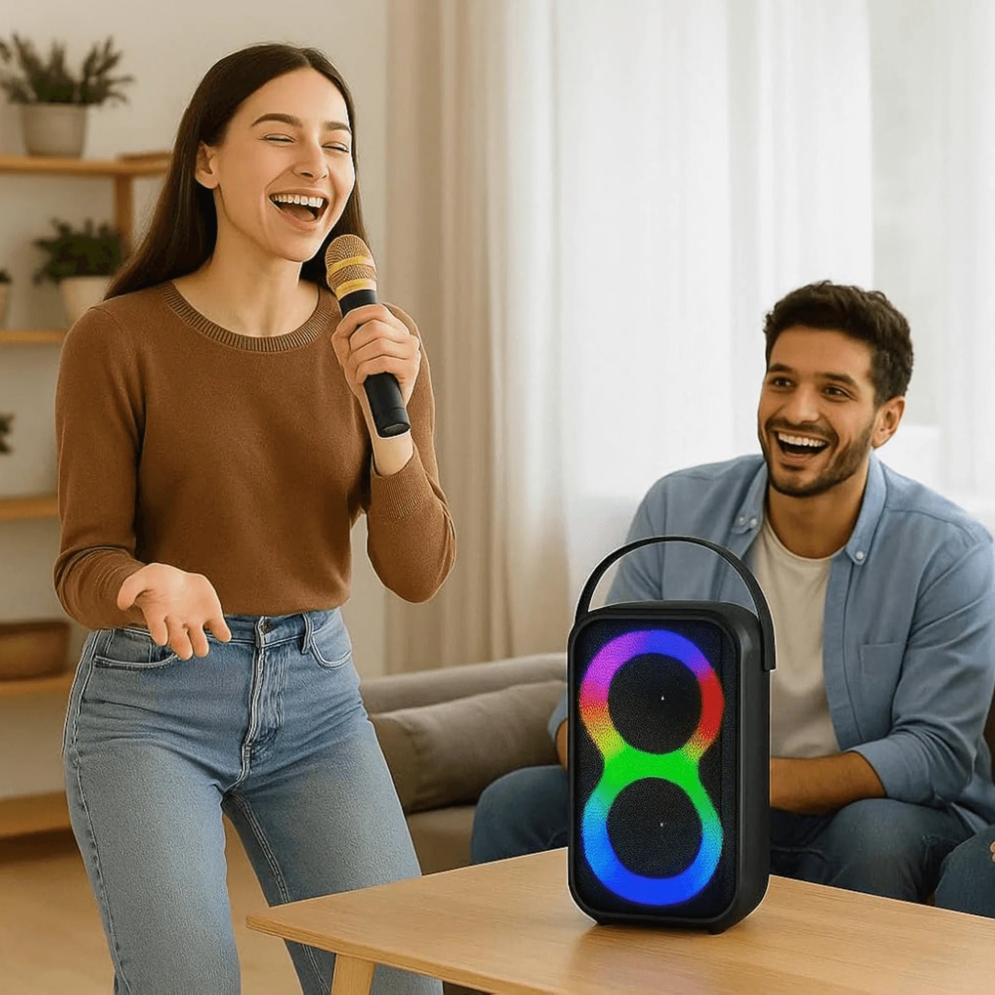 Unleash the Fun with IQ Sound Karaoke Kraze: Your Ultimate 2X 4-Inch Portable Bluetooth Speaker! π€πΆ