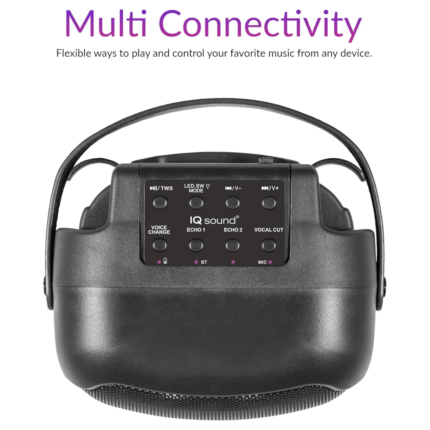 Unleash the Fun with IQ Sound Karaoke Kraze: Your Ultimate 2X 4-Inch Portable Bluetooth Speaker! π€πΆ