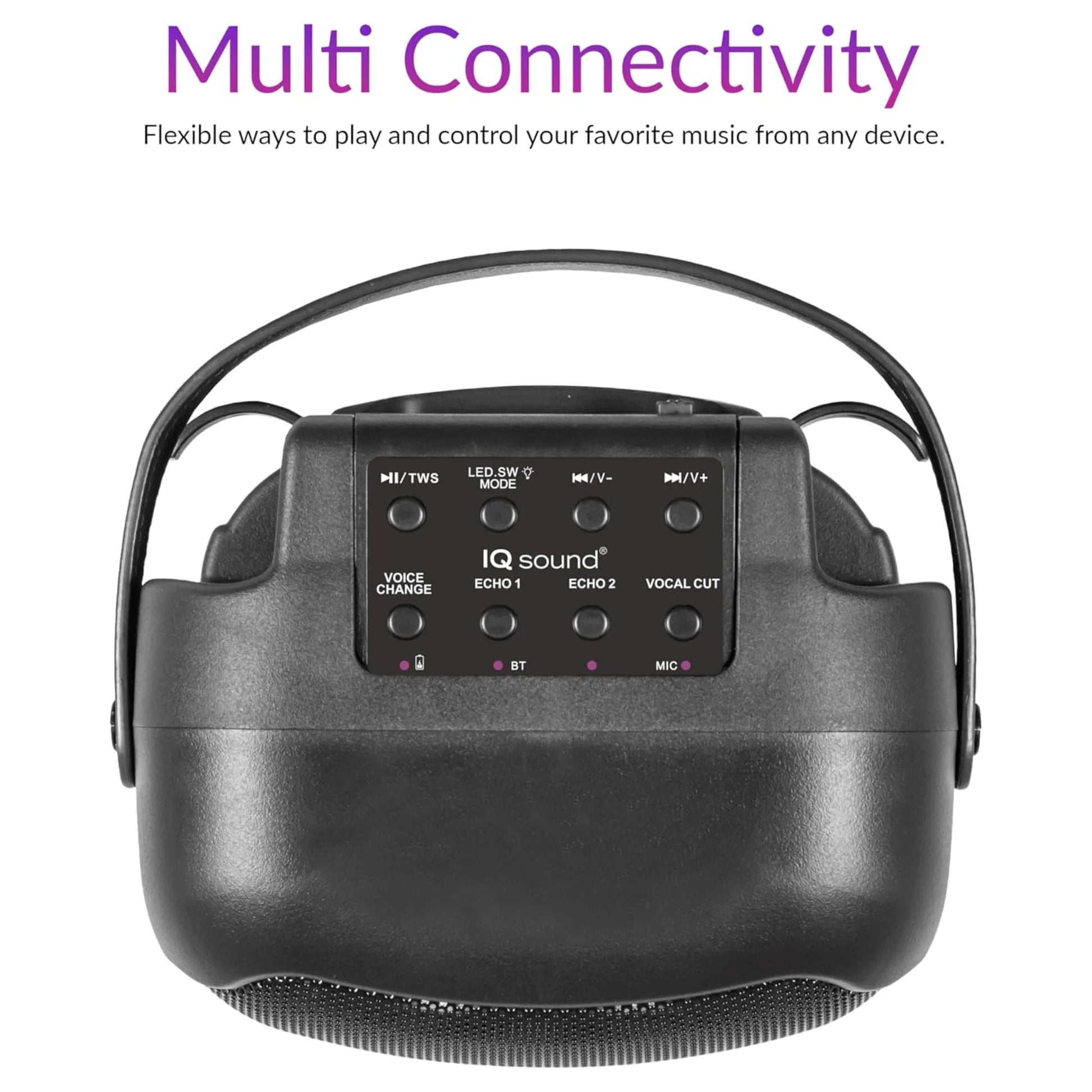 Unleash the Fun with IQ Sound Karaoke Kraze: Your Ultimate 2X 4-Inch Portable Bluetooth Speaker! π€πΆ