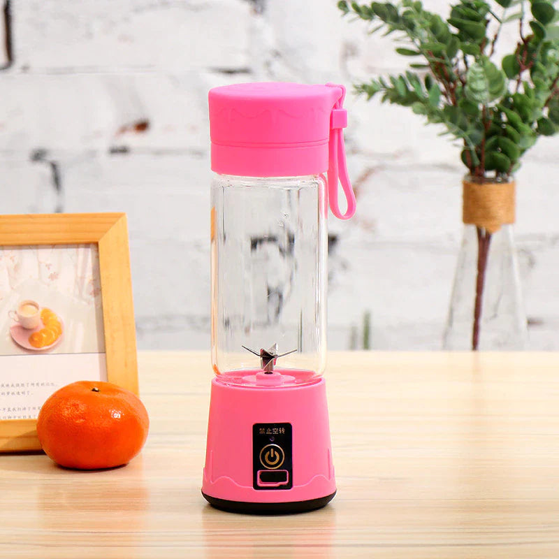 Blend on the go! 🌟 Meet our Mini Portable Blender - the ultimate USB rechargeable juice mixer with 6 powerful blades! Perfect for smoothies, shakes, and more! 🍹✨